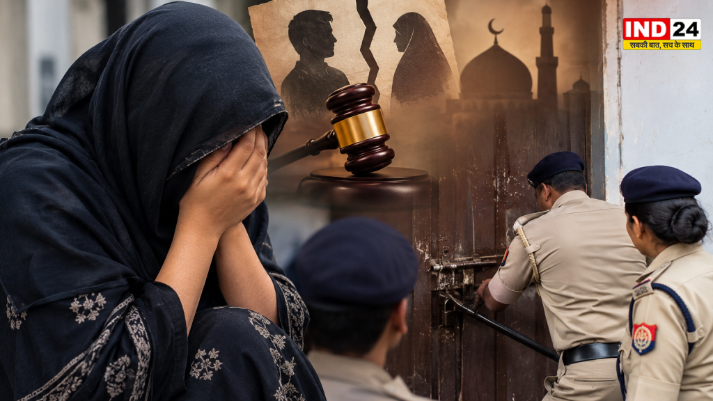 अलीगढ़ में महिला के 15 दिन बंधक रहने का दावा, पुलिस ने ताला तोड़कर कराया मुक्त