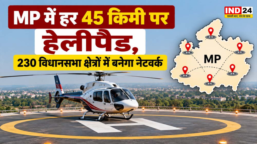 MP Aviation: 230 विधानसभा क्षेत्रों में बनेंगे हेलीपैड, हर 150 किमी पर एयरपोर्ट का लक्ष्य