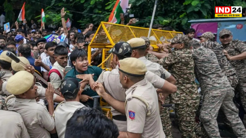 मुख्य चुनाव आयुक्त ज्ञानेश कुमार के इस्तीफे की मांग पर देशव्यापी प्रदर्शन, दिल्ली और मुंबई में सुरक्षा के कड़े इंतजाम, धारा 163 लागू