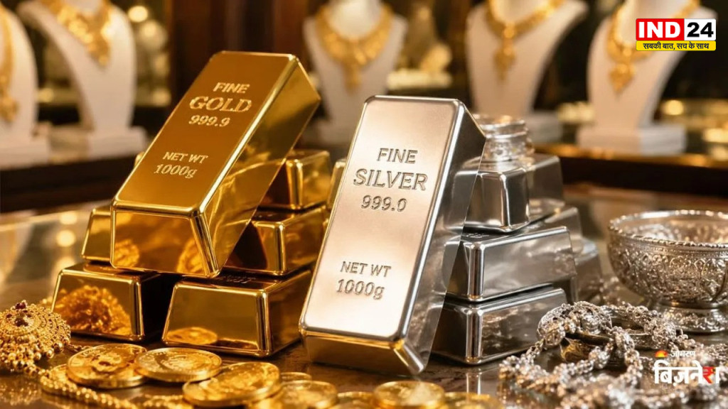 Gold Silver Price: सोने में गिरावट तो चांदी ने पकड़ी रफ्तार, जानें 5 अक्टूबर के ताजा भाव