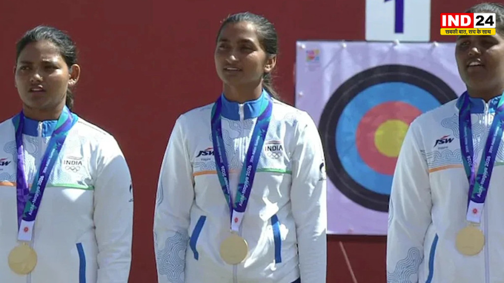एशियाई खेलों में रचा गया इतिहास: रिकर्व तीरंदाजी में भारत की तीन बेटियों ने दक्षिण कोरिया को पछाड़कर जीता ऐतिहासिक स्वर्ण पदक