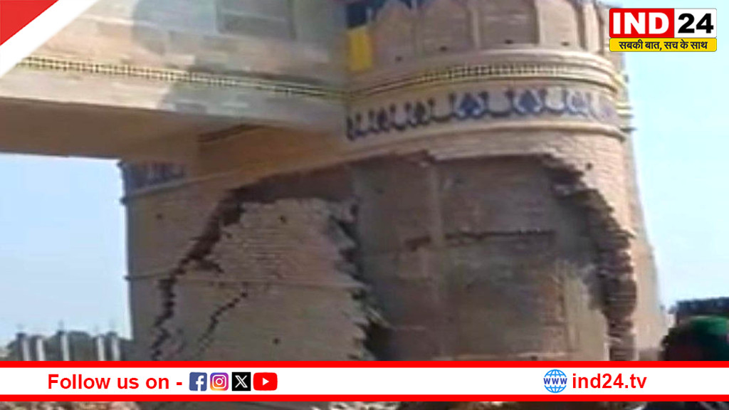 ग्वालियर स्मार्ट सिटी प्रोजेक्ट में बड़ी लापरवाही, प्रवेश द्वार की दीवार गिरने पर कलेक्टर ने बनाई जांच समिति