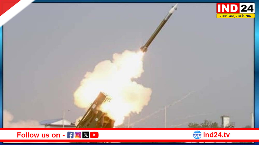 भारतीय रक्षा शक्ति हुई और धारदार- पिनाका लॉन्ग रेंज रॉकेट का शानदार सफल परीक्षण