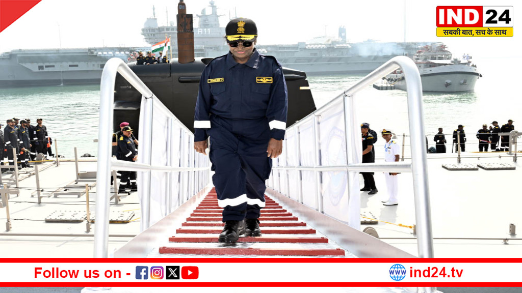भारतीय नौसेना हर खतरे से निपटने को तैयार: राष्ट्रपति द्रौपदी मुर्मु