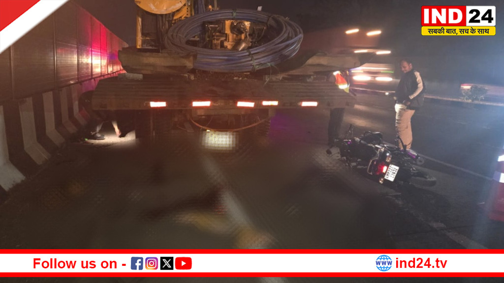 सिवनी में भीषण सड़क हादसा, हाईवे पर खड़े ट्रक से बाइक टकराई, पति-पत्नी और दो बच्चों की  मौत