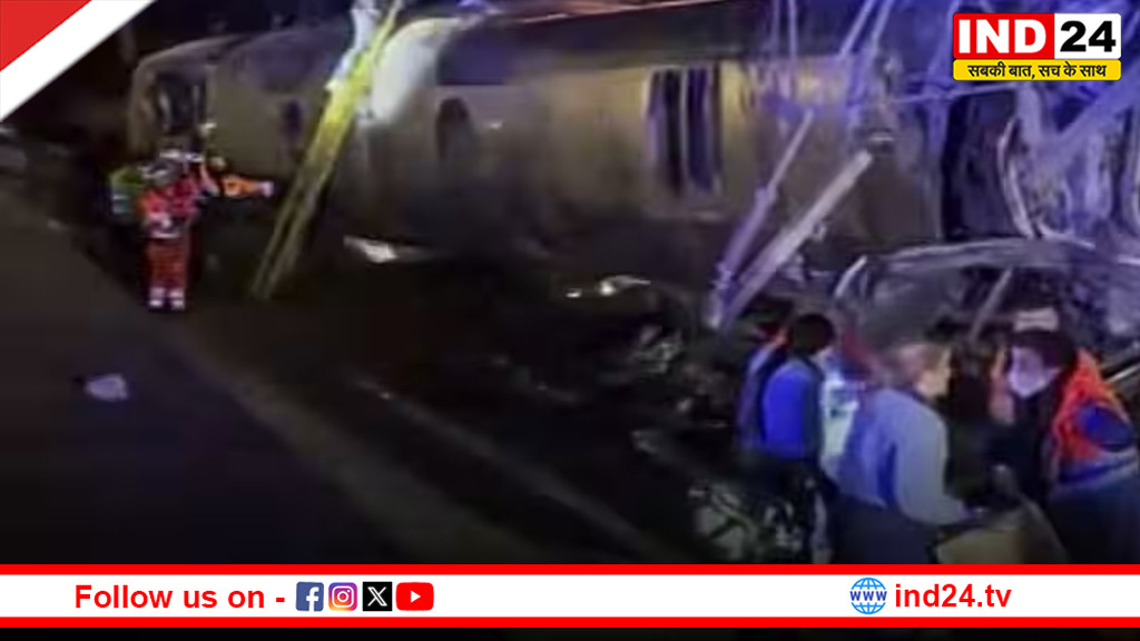 स्पेन में बड़ा रेल हादसा, दो हाई-स्पीड ट्रेनों की टक्कर, 21 की मौत, कई घायल