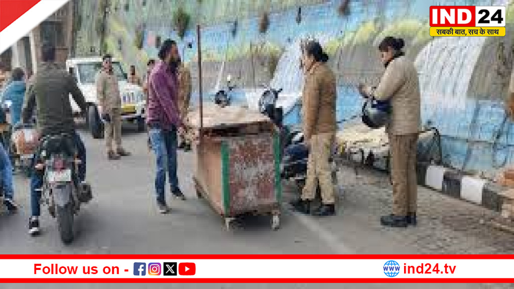 मसूरी माल रोड पर नियमों की अनदेखी, सरकारी नाले पर बने होटल पर कार्रवाई