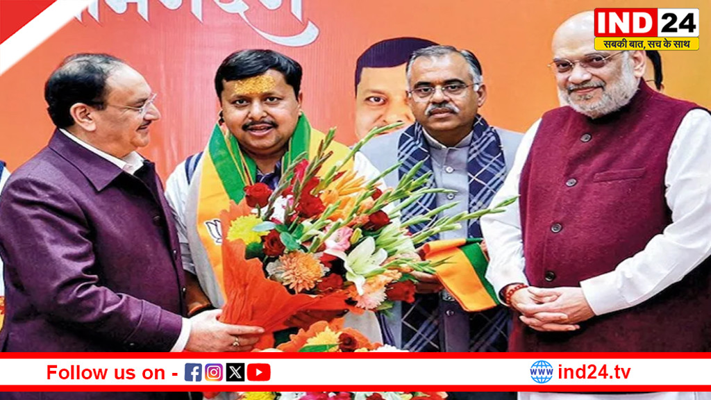 भाजपा अध्यक्ष चुनाव: नितिन नबीन का नामांकन, शाह–राजनाथ रहे मौजूद, निर्विरोध चुना जाना तय