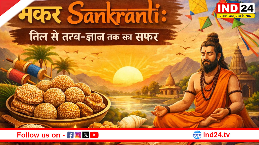 मकर संक्रांति: तिल से तत्व-ज्ञान तक चेतना का आध्यात्मिक आरोहण