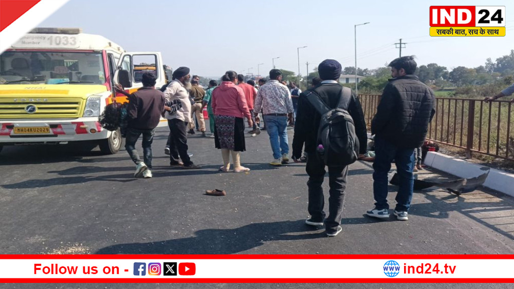 तेज रफ्तार कार ने मजदूरों को कुचला, 2 की मौत, 11 गंभीर घायल