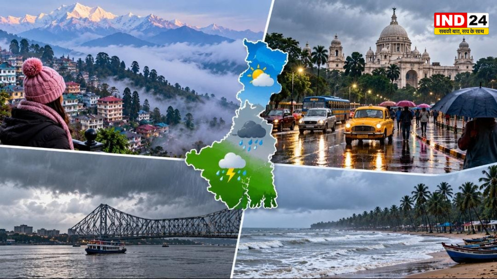 West Bengal Weather Today: दार्जिलिंग में गुलाबी ठंड तो दक्षिण बंगाल में उमस, जानें सभी जिलों का हाल