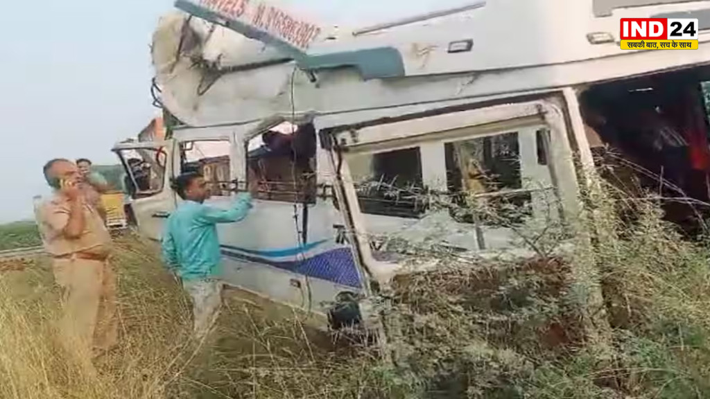 कोटा में दिल्ली-मुंबई एक्सप्रेसवे पर बड़ा हादसा, MP से खाटूश्यामजी जा रही ट्रैवलर नाले में गिरी, 8 की मौत, 15 से ज्यादा घायल