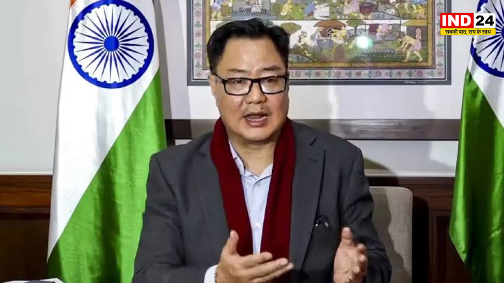 Kiren Rijiju News: ओवैसी की तारीफ कर विपक्ष पर बरसे किरेन रिजिजू, बोले- राष्ट्रीय हित पर उनसे सीखें