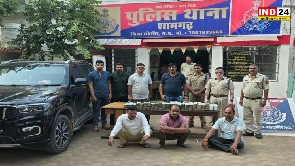 मंदसौर में बिना नंबर की स्कॉर्पियो से मिले ₹1.29 करोड़ कैश, गाड़ी में गुप्त बॉक्स बनाकर छिपाई थी रकम