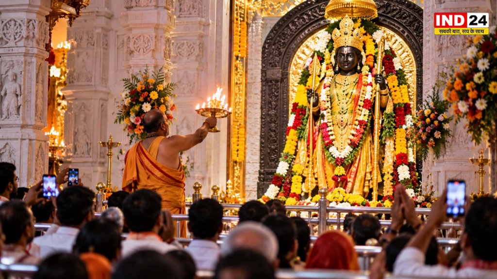 अयोध्या राम मंदिर में दर्शन व्यवस्था में बदलाव, अब आरती के दौरान भी रामलला के दर्शन कर सकेंगे श्रद्धालु