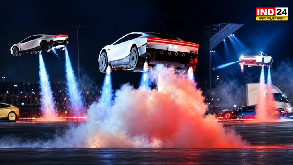 हवा में उड़ी Tesla Roadster, फिर खाई डिगबाजी Elon Musk की कार ने दिखाया रॉकेट टेक्नोलॉजी का कमाल, क्या Flying Car का है संकेत?