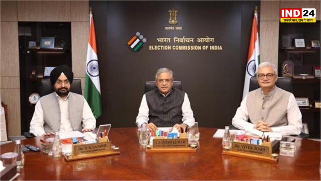 चुनाव आयोग का बड़ा आदेश: 2027 चुनाव से पहले पांच राज्यों में अधिकारियों के तबादले