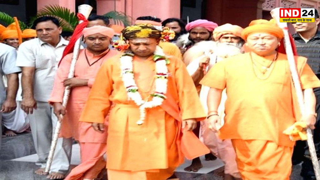 विजयादशमी पर योगी आदित्यनाथ ने गोरखनाथ मंदिर में विधि-विधान से की पूजा