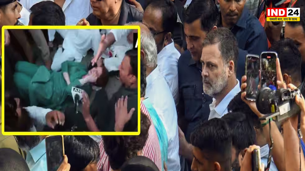 पुलिस ने राहुल-प्रियंका को धरने से उठाया, CEC ज्ञानेश कुमार के खिलाफ लगातार दूसरे दिन प्रदर्शन,तीसरी बार हिरासत में लिए गए
