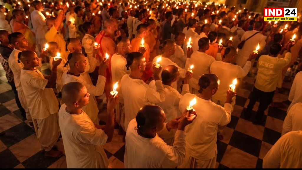 दिवाली से पहले जगमगाया मायापुर का चंद्रोदय मंदिर, दामोदर मास में देसी-विदेशी भक्तों ने शुरू किया दीपदान महोत्सव; रास पूर्णिमा तक बहेगी भक्ति की बयार