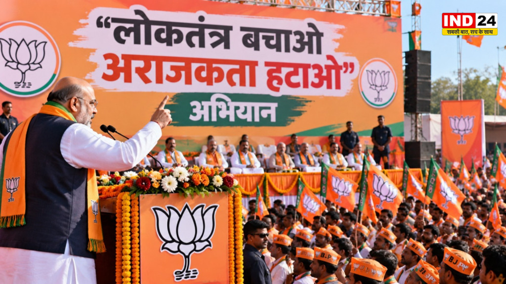 MP BJP Campaign: 5 नवंबर तक चलेगा भाजपा का ‘लोकतंत्र बचाओ-अराजकता हटाओ’ अभियान, सात शहरों में होंगे बड़े कार्यक्रम