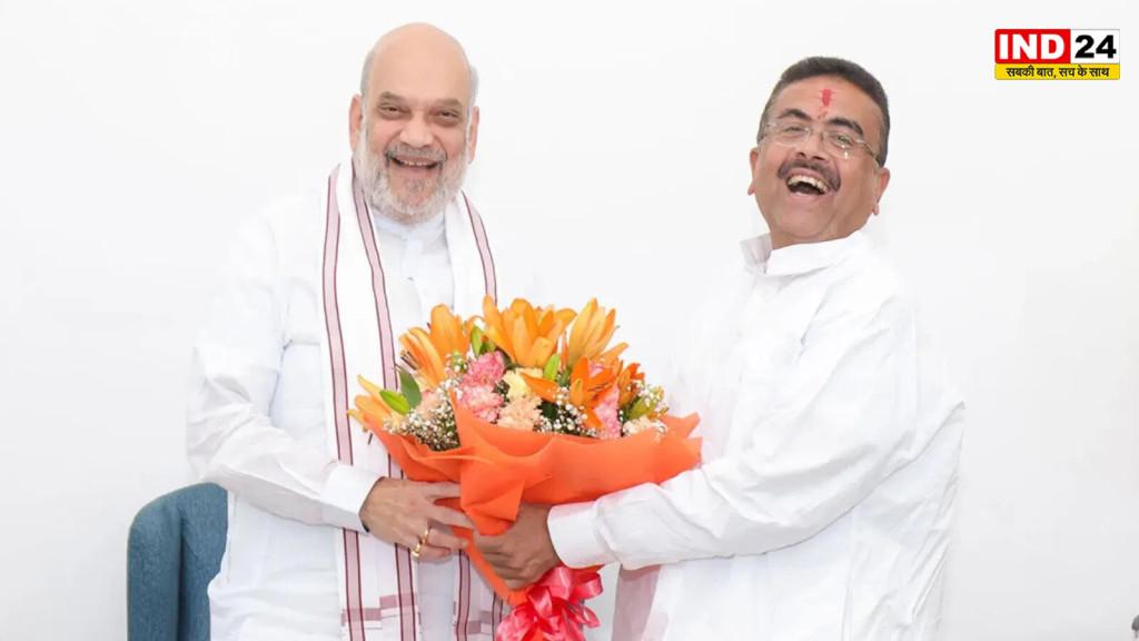 दिल्ली के दौरे पर मुख्यमंत्री सुवेंदु अधिकारी, महासप्तमी को कोलकाता आएंगे अमित शाह