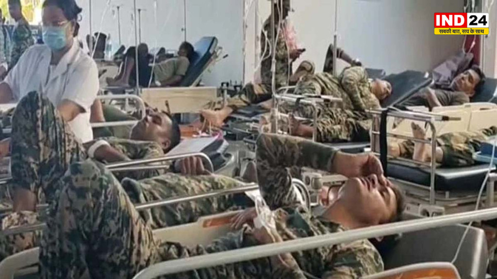 मणिपुर में बीएसएफ के 84 जवान अस्पताल में भर्ती, फूड पॉइजनिंग की आशंका