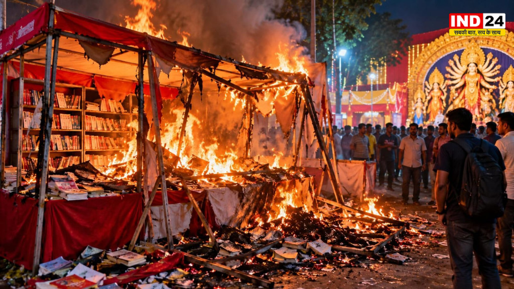 ‘किताबों और विचारों से डरती है सत्ता?’ बंगाल में वामपंथी बुक स्टॉलों पर हमले के आरोप, बीजपुर में आगजनी