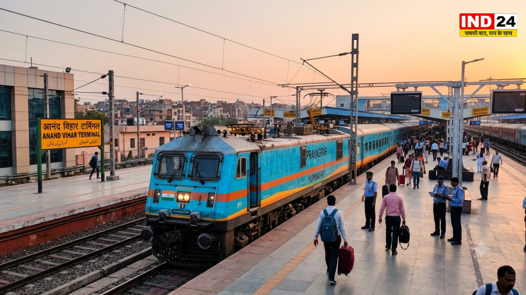 Prayagraj Delhi Train: प्रयागराज-दिल्ली की कई ट्रेनों का बदला समय, हमसफर एक्सप्रेस अब आनंद विहार से चलेगी