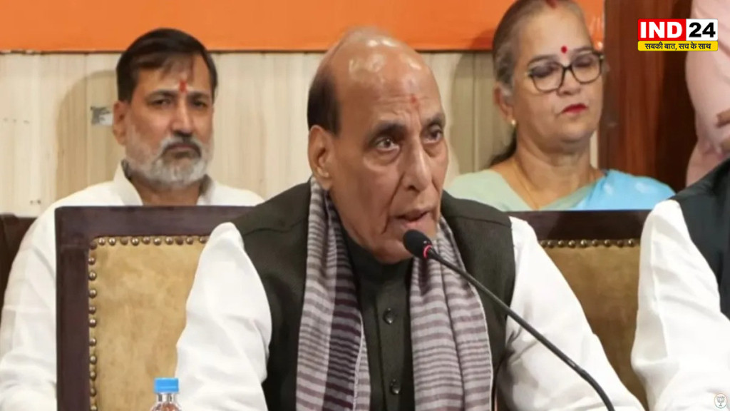 बांग्लादेश की तर्ज पर रिजीम चेंज की कोशिश, इनका एजेंडा देश में आग लगाना' - केंद्रीय रक्षा मंत्री राजनाथ सिंह
