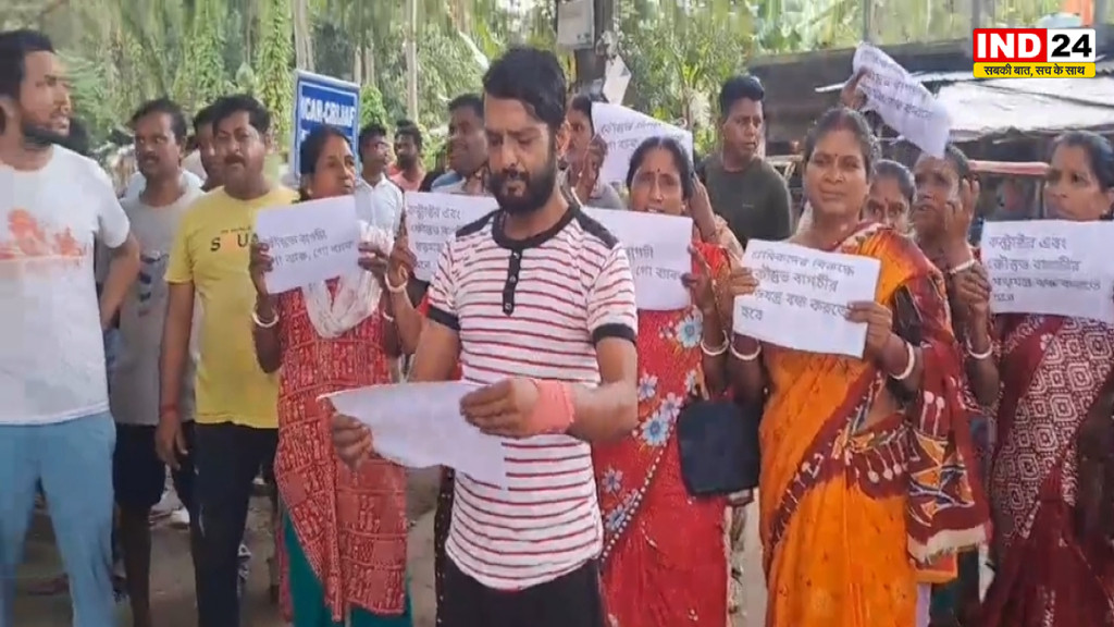 बैरकपुर में BJP विधायक कौस्तव बागची का विरोध, पार्टी कार्यकर्ताओं ने लगाए 'गो बैक' के नारे