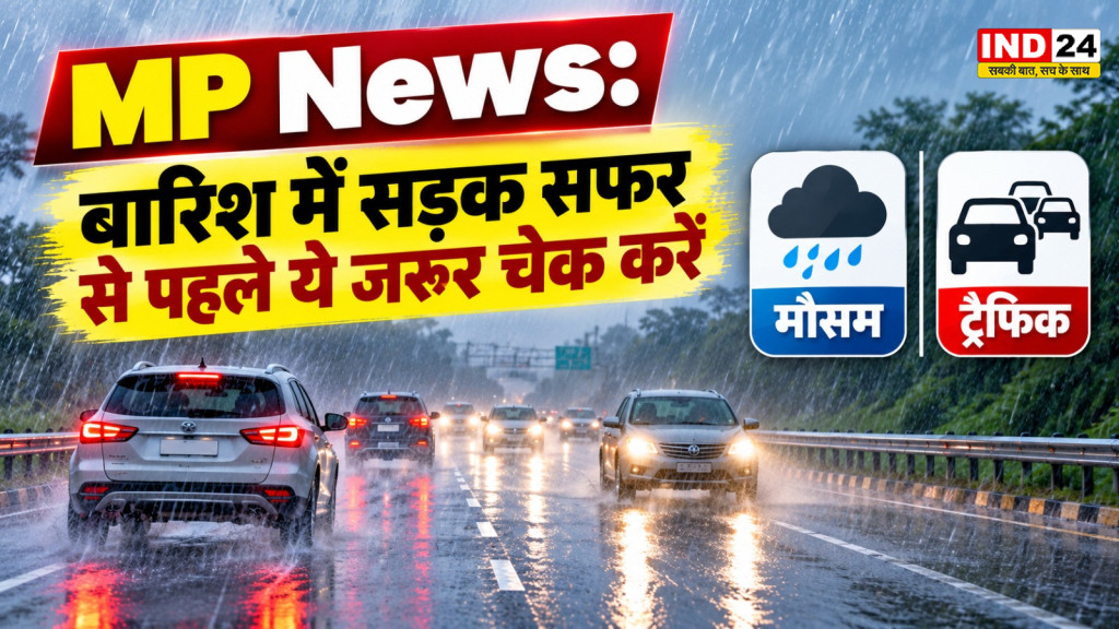 MP News: बारिश में सड़क यात्रा से पहले जरूर चेक करें मौसम और ट्रैफिक, इन जरूरी बातों का रखें ध्यान