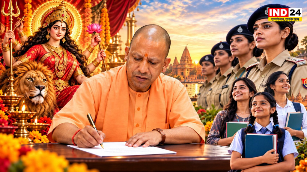 UP News: नवरात्रि पर CM योगी का संदेश, बोले- महिला सुरक्षा से मजबूत हो रहा उत्तर प्रदेश