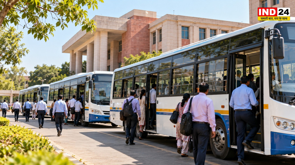 रायपुर में सरकारी कर्मचारियों को राहत, स्टाफ बस सेवा अब 30 अप्रैल 2027 तक जारी रहेगी