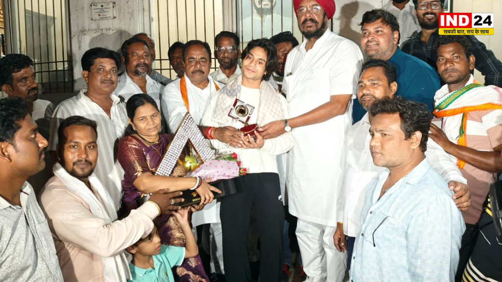 इंडियाज बेस्ट डांसर सीजन-5 के विजेता रितेश पाल का रायपुर में सम्मान