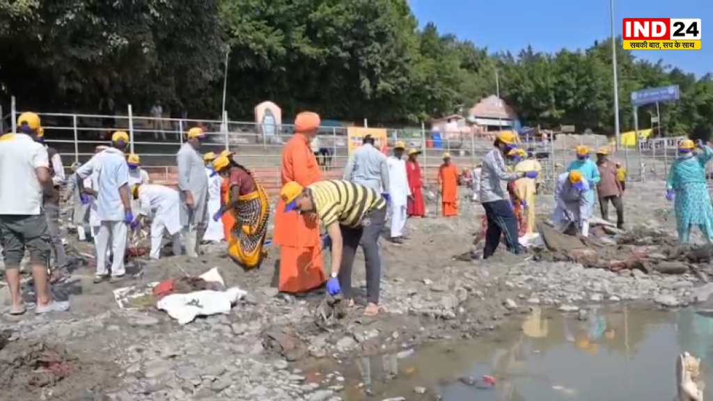 कुंभ-2027 की तैयारियां तेज: हरिद्वार में प्रेम नगर आश्रम के घाट पर चला स्वच्छता अभियान, 10 टन कूड़ा एकत्र