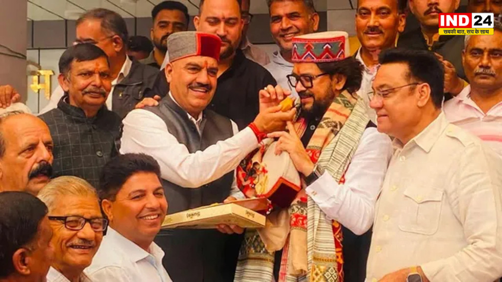 पूर्व केंद्रीय मंत्री अनुराग सिंह ठाकुर का हिमाचल सरकार पर हमला, बोले- कर्मचारियों और खिलाड़ियों को नहीं मिला हक, DA पर भी कसा तंज