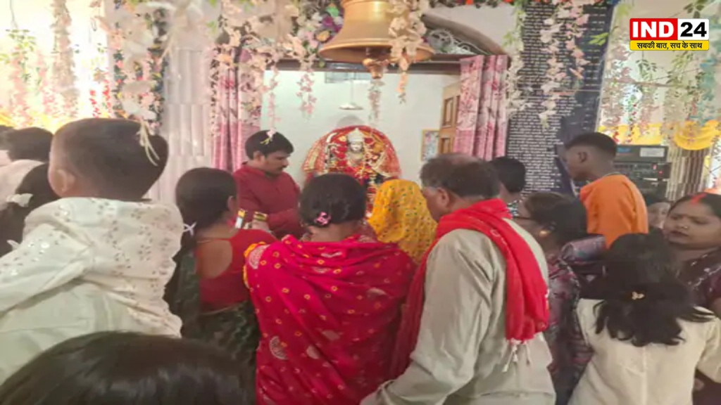 छत्तीसगढ़ के देवी मंदिरों में उमड़ी श्रद्धालुओं की भीड़, सुबह 10:51 बजे तक अष्टमी, इसके बाद शुरू होगी नवमी
