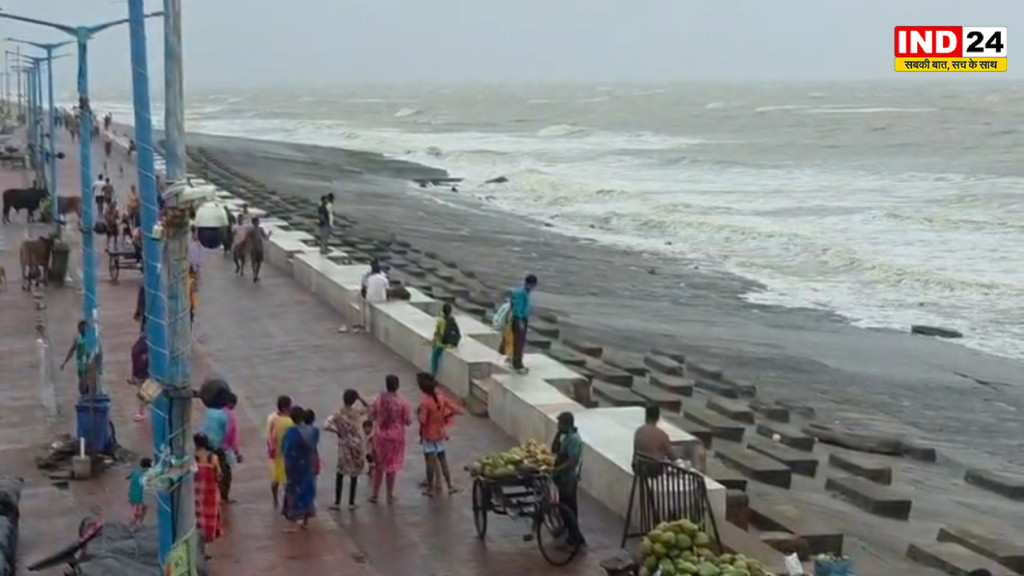 अर्णब तूफान की आशंका के बीच प्रशासन सतर्क, दीघा-मंदारमणि-ताजपुर में बढ़ाई गई निगरानी