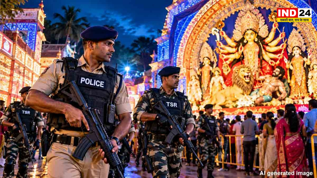 कोलकाता में दुर्गापूजा की सुरक्षा का मेगा प्लान तैयार, 2,981 पंडालों पर रहेगी पुलिस की नजर, 20 हजार वॉलंटियर्स तैनात