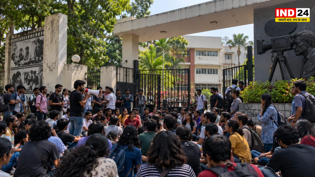SRFTI Kolkata Protest: वीसी संतोष अजमेरा के इस्तीफे की मांग पर अनिश्चितकालीन धरना, 16 दिन से कक्षाएं ठप