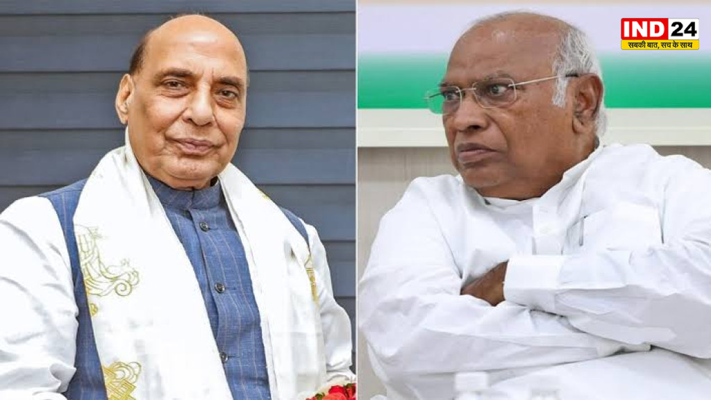 मल्लिकार्जुन खड़गे के बयान पर भड़के राजनाथ सिंह, बोले- पीएम मोदी के पिता पर टिप्पणी पूरे भारत का अपमान, BJP ने कांग्रेस को घेरा