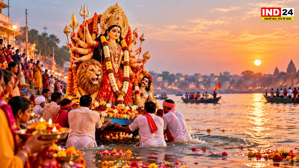 Durga Visarjan 2026: दुर्गा विसर्जन का शुभ मुहूर्त, सुबह से दोपहर तक का समय और जानें जरूरी नियम