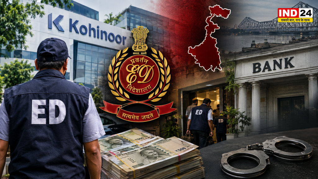 Kohinoor Power Bank Fraud: 290 करोड़ के बैंक घोटाले में ED की बड़ी कार्रवाई, बंगाल में कई ठिकानों पर छापेमारी