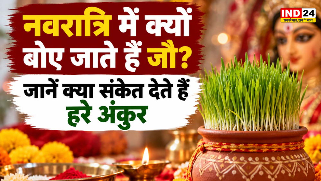 Navratri 2026: नवरात्रि में क्यों बोए जाते हैं जौ? जानें हरे अंकुरों का धार्मिक महत्व