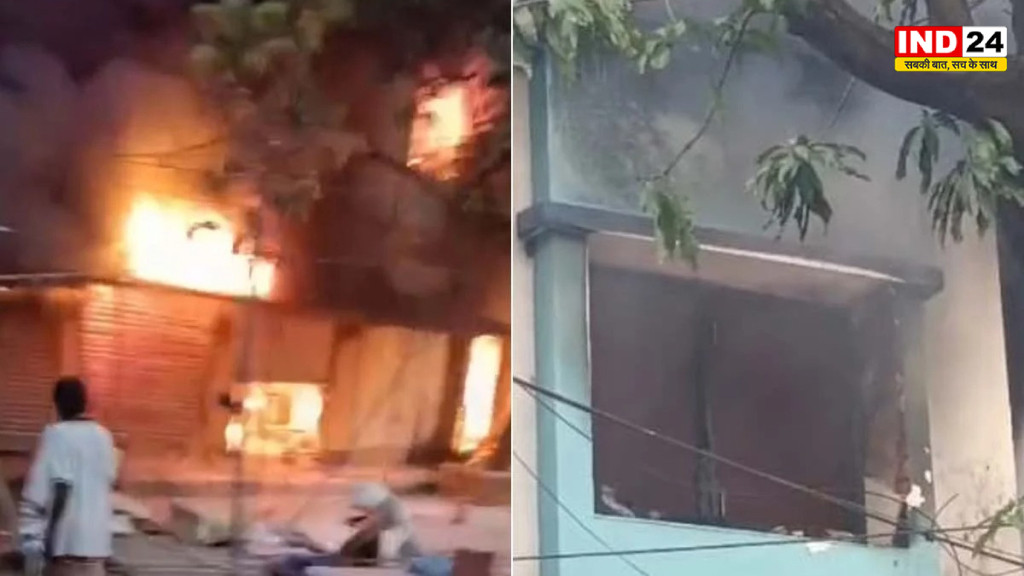 महालया की सुबह हावड़ा में भीषण अग्निकांड, चटरजीहाट इलाके में तीन मंजिला इमारत और चार दुकानें जलकर खाक, एक व्यक्ति गंभीर रूप से घायल
