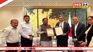 JAPAN की एसएएस सानवा कंपनी को CM विष्णुदेव साय ने निवेश के लिए किया आमंत्रित