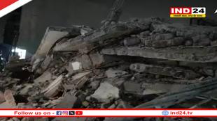 दिल्ली में 4 मंजिला इमारत गिरी, 2 लोगों की मौत