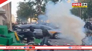 नेपाल के बाद फ्रांस में भी सरकार के खिलाफ प्रदर्शन,सड़कों पर आगजनी और तोड़फोड़