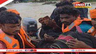 उफान पर शिवनाथ नदी, SDRF ने बाढ़ में फंसे 32 लोगों को सुरक्षित निकाला